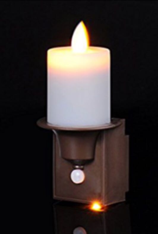 PIR Sensor Battery Operated Night Lights, Look Like the FLameless Candles  ornament collectible - Main Image 1