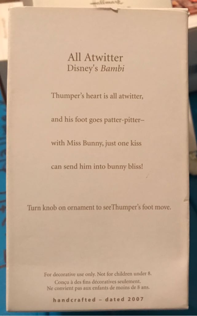 All Atwitter  (Magic Light And Sound) ornament collectible - Main Image 2