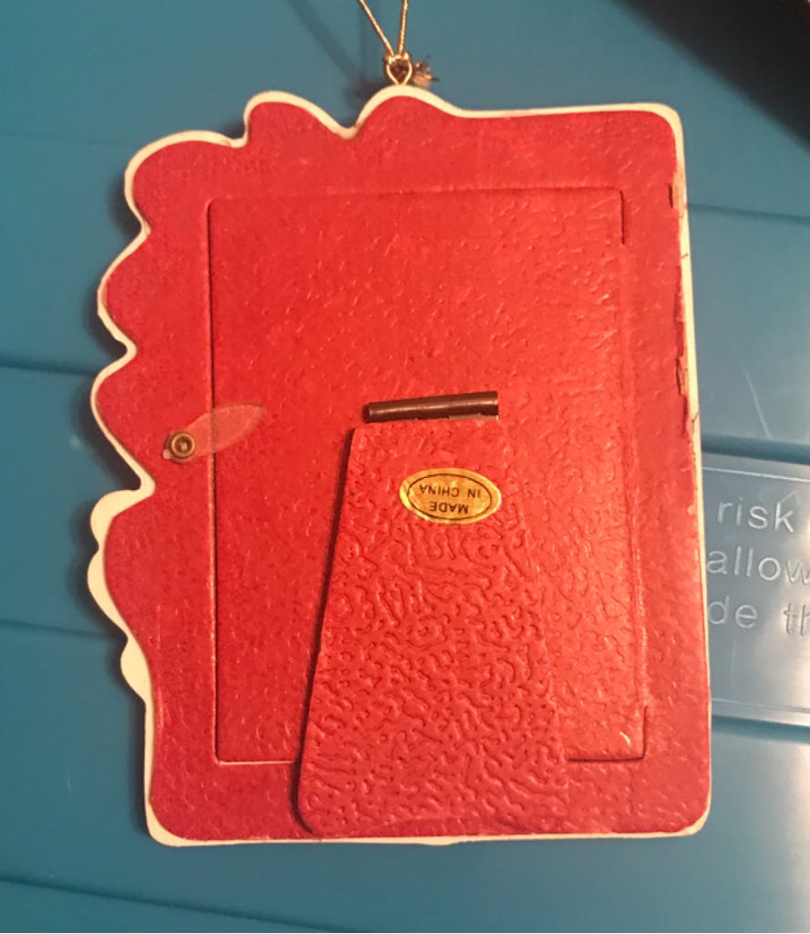 Paige With Santa 2004  ornament collectible - Main Image 2