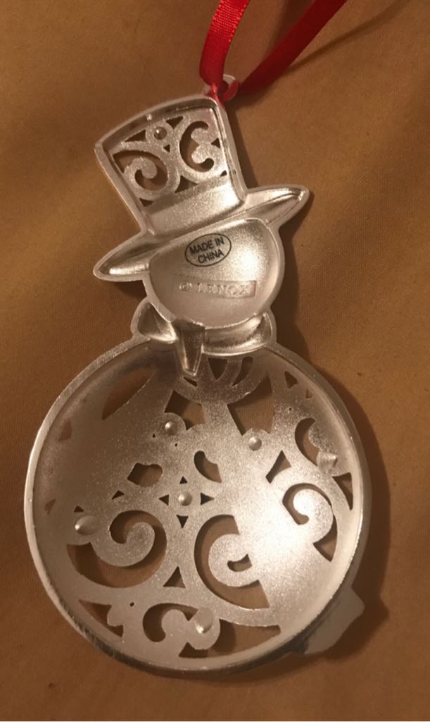 Lenox Snowmam Ornament  ornament collectible - Main Image 2