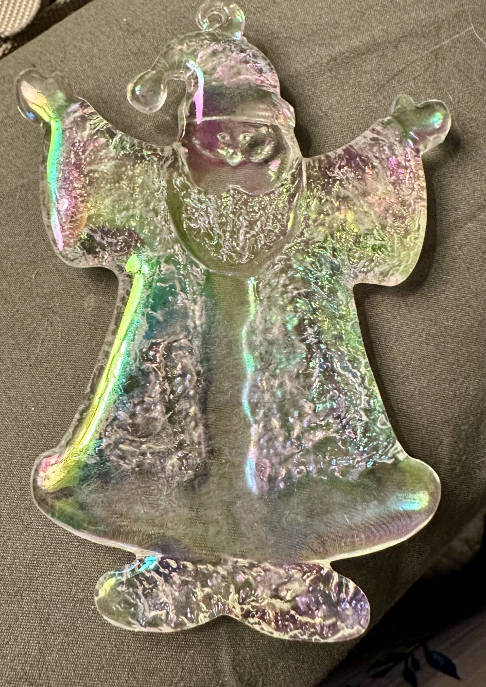 Thomas Kinkade Illuminated Santa Figurine Collection  ornament collectible - Main Image 2