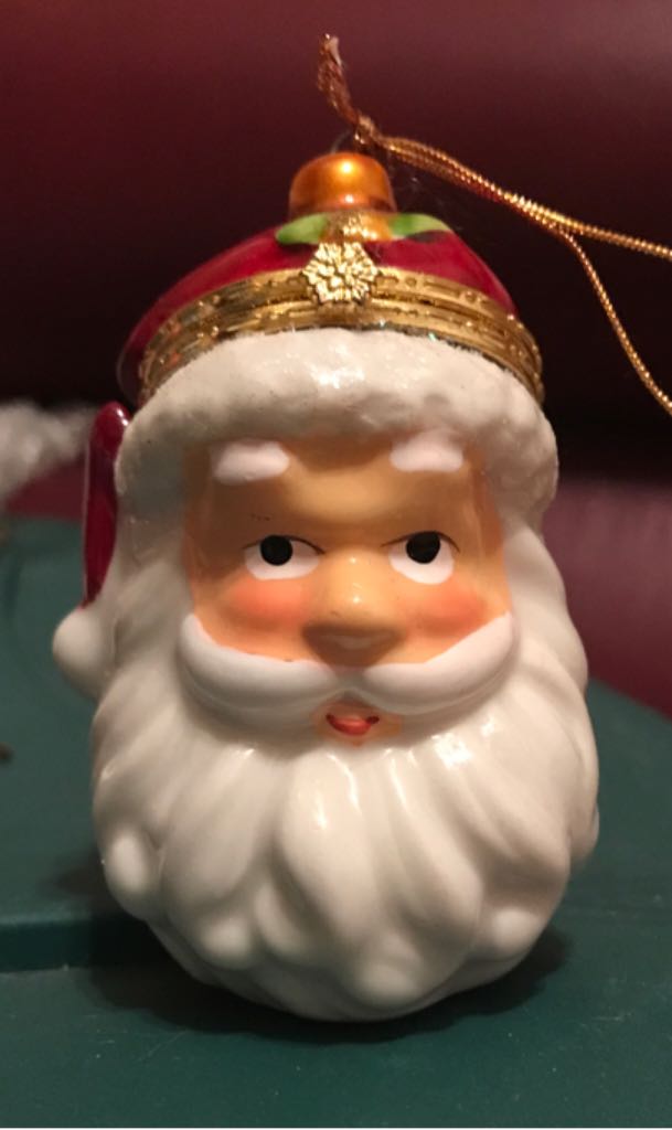 Bear With Red Scarf Ornament