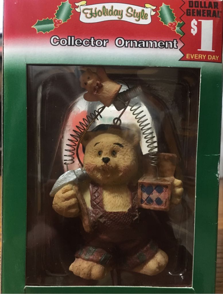 Dollar General Bear  (Holiday Style Collector Ornaments) ornament collectible - Main Image 2