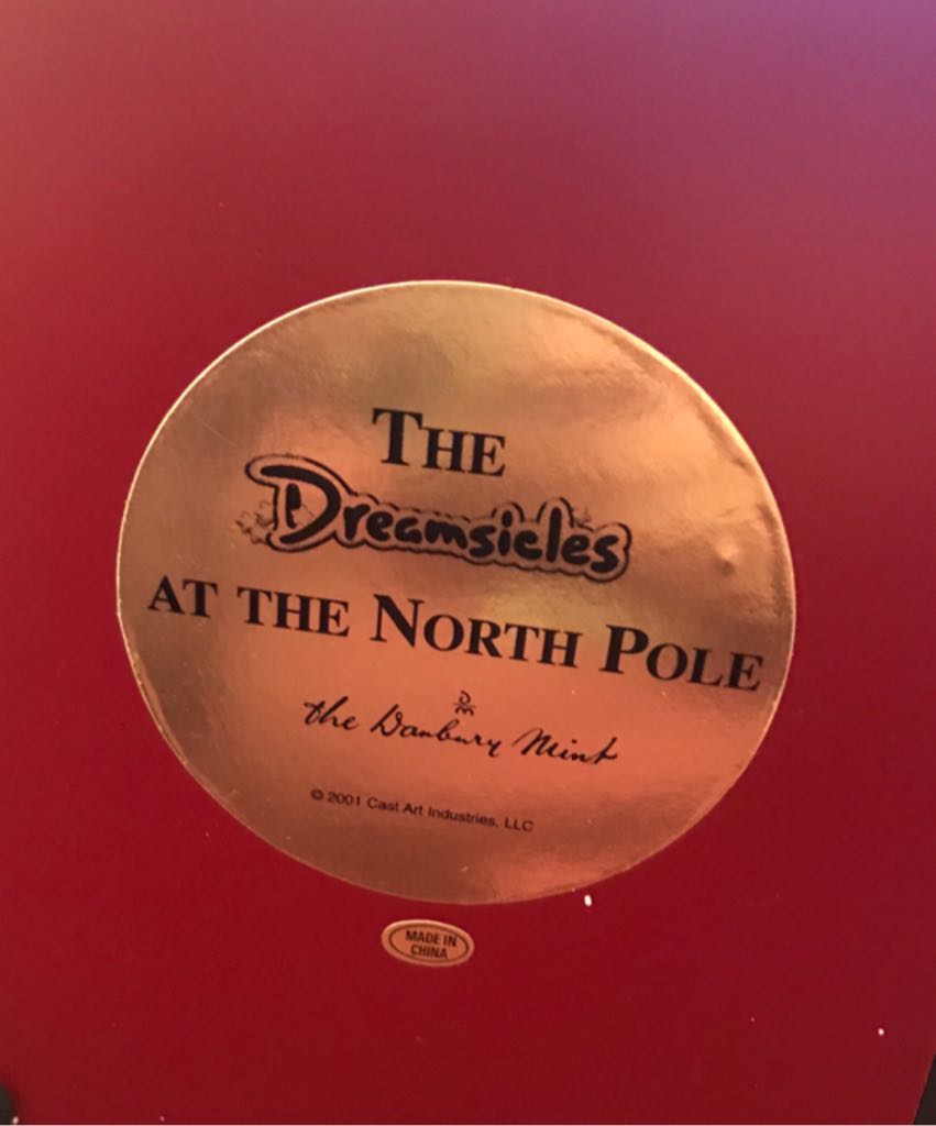 Danbury Mint 2001 Dreamsicles At The North Pole  ornament collectible - Main Image 2