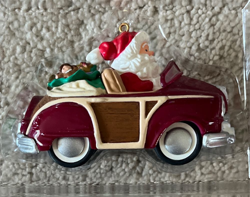 Here Comes Santa 9 - Santa’s Woody - Here Comes Samta (9th In Series: Santa’s Woody) ornament collectible - Main Image 2