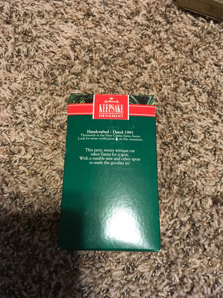 Santa’s Antique Car - Here Comes Santa (Here Comes Santa) ornament collectible - Main Image 2