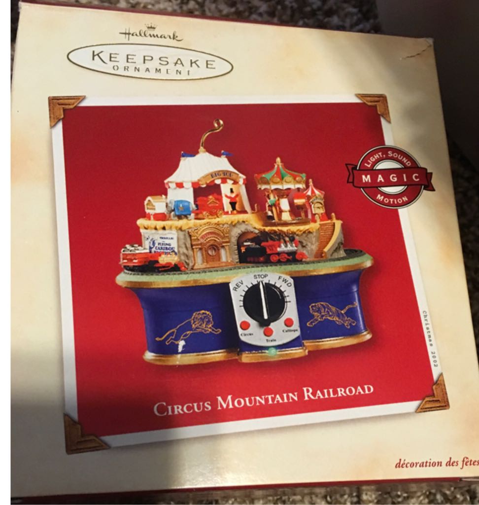 Circus Moutain Railroad  ornament collectible - Main Image 1