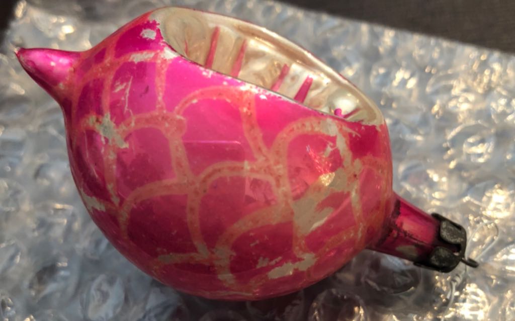 Pink Mermaid Drop  ornament collectible - Main Image 2