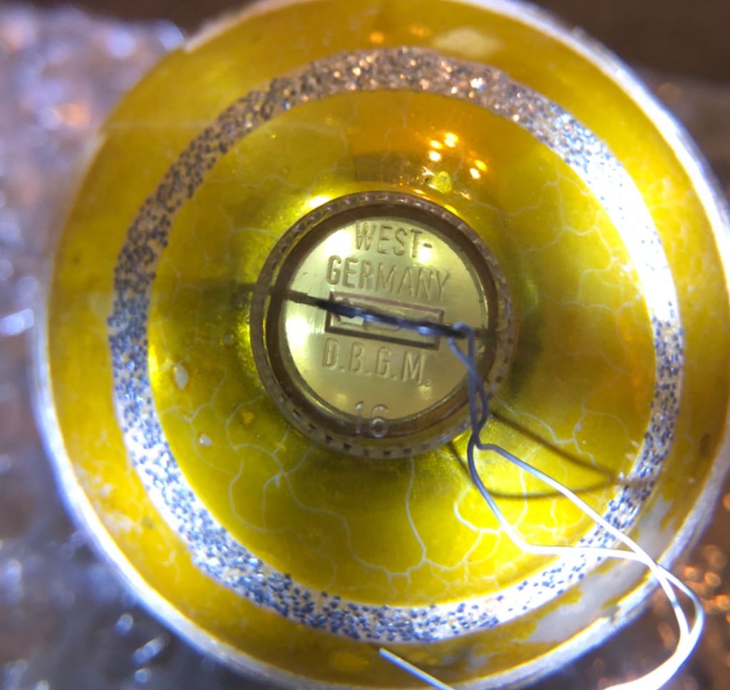 Gold Lattice Ball  ornament collectible - Main Image 2