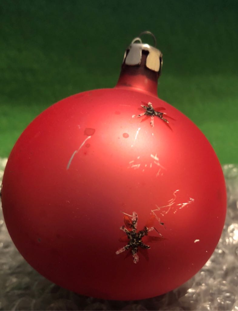 Red Tree Ball  ornament collectible - Main Image 2