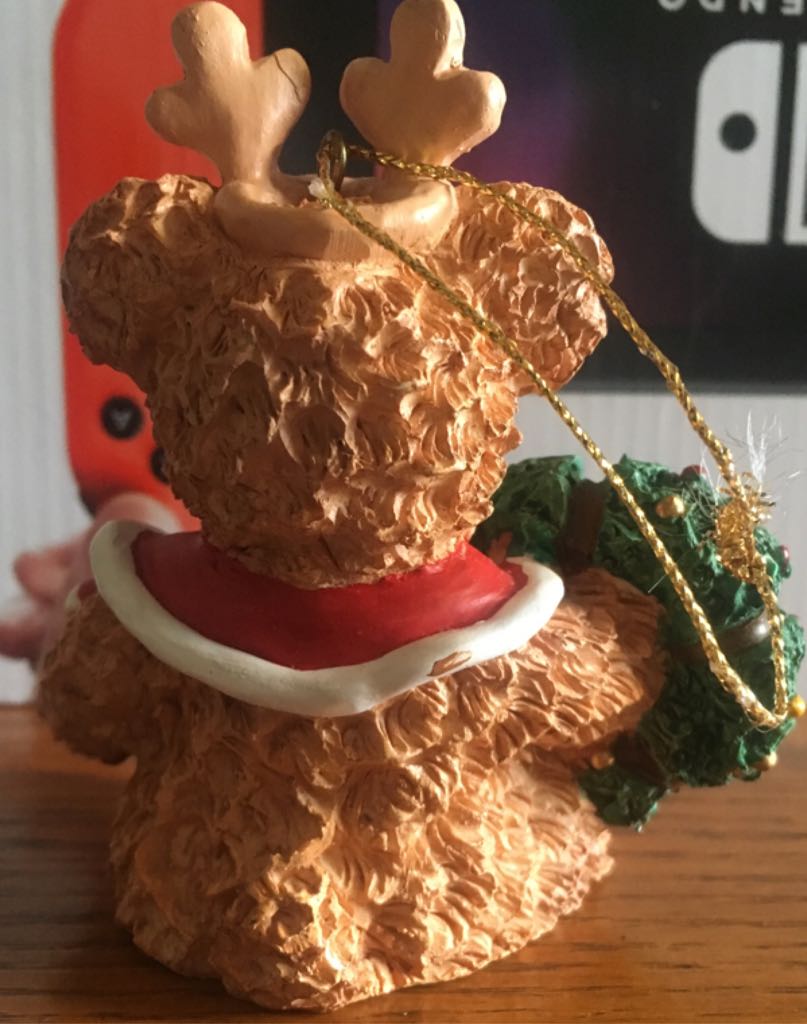 Bear With Christmas Decorations   (Bears) ornament collectible - Main Image 2