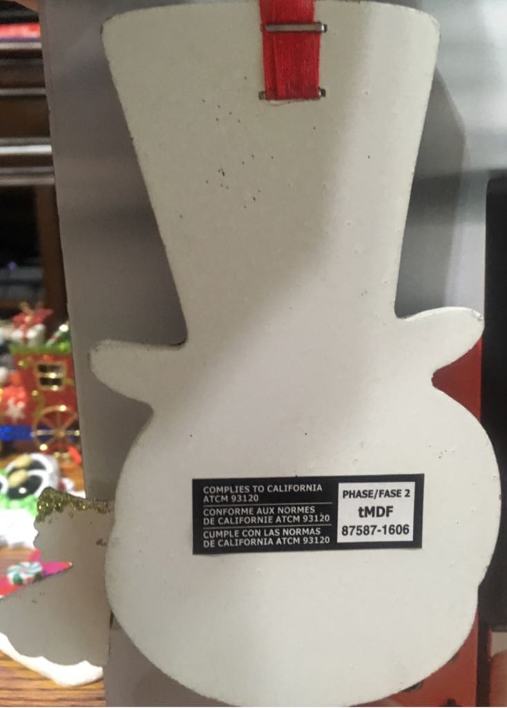 Snowman Ornament Head Only  (Snowman) ornament collectible - Main Image 2