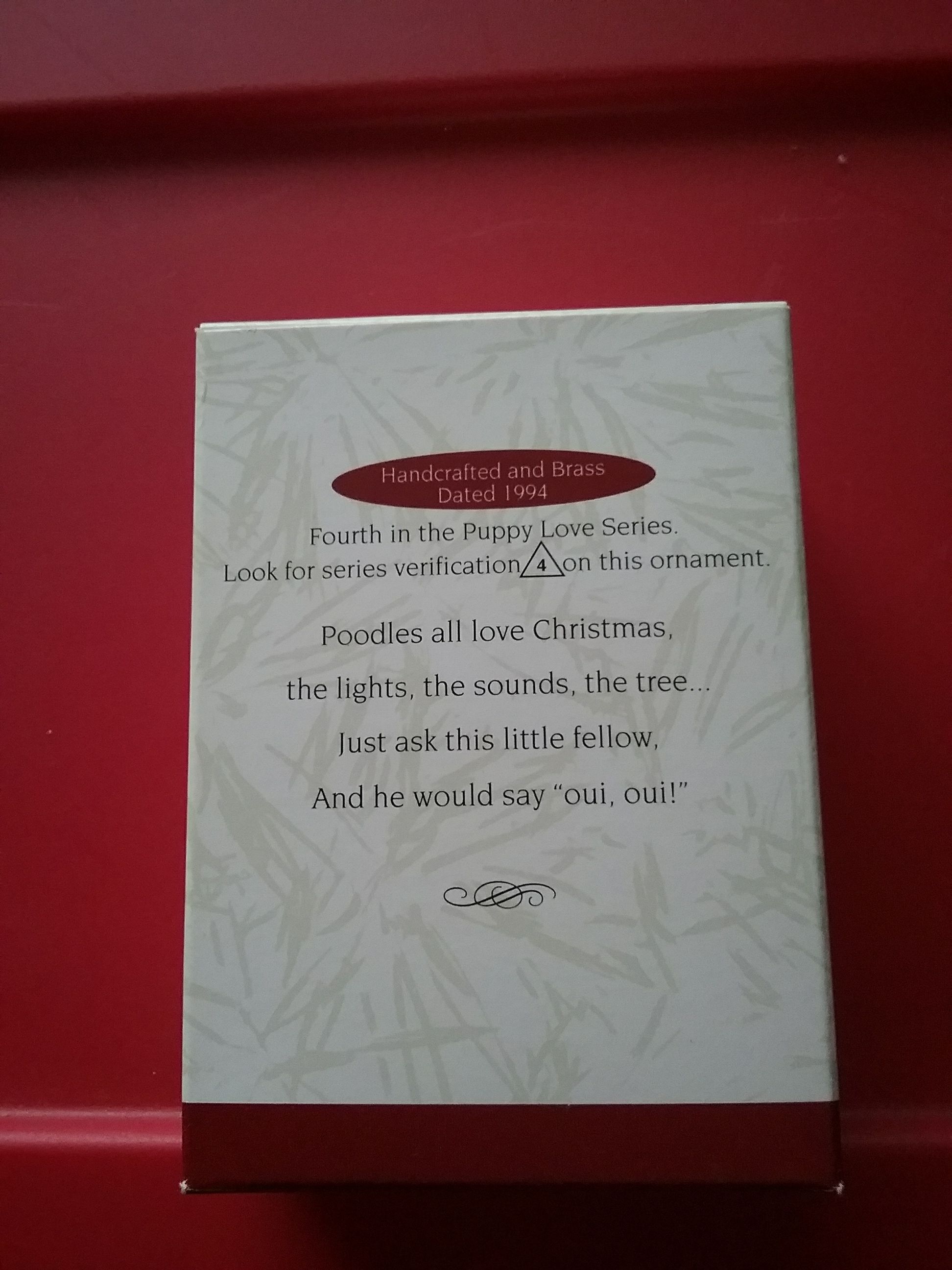 Puppy Love - Puppy Love ornament collectible - Main Image 2