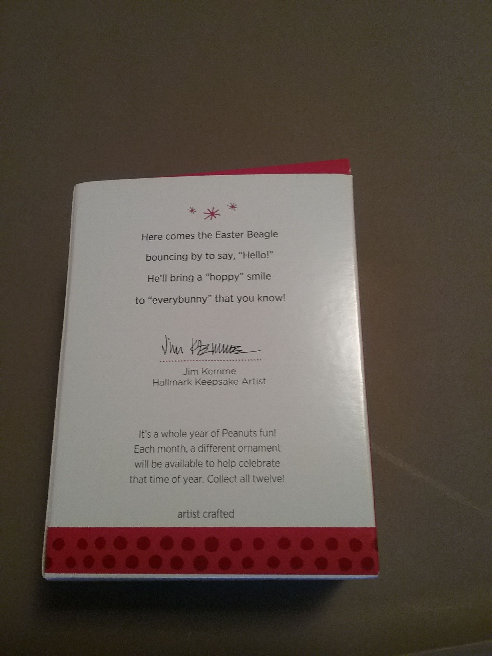 It’s The Easter Beagle!  ornament collectible - Main Image 2