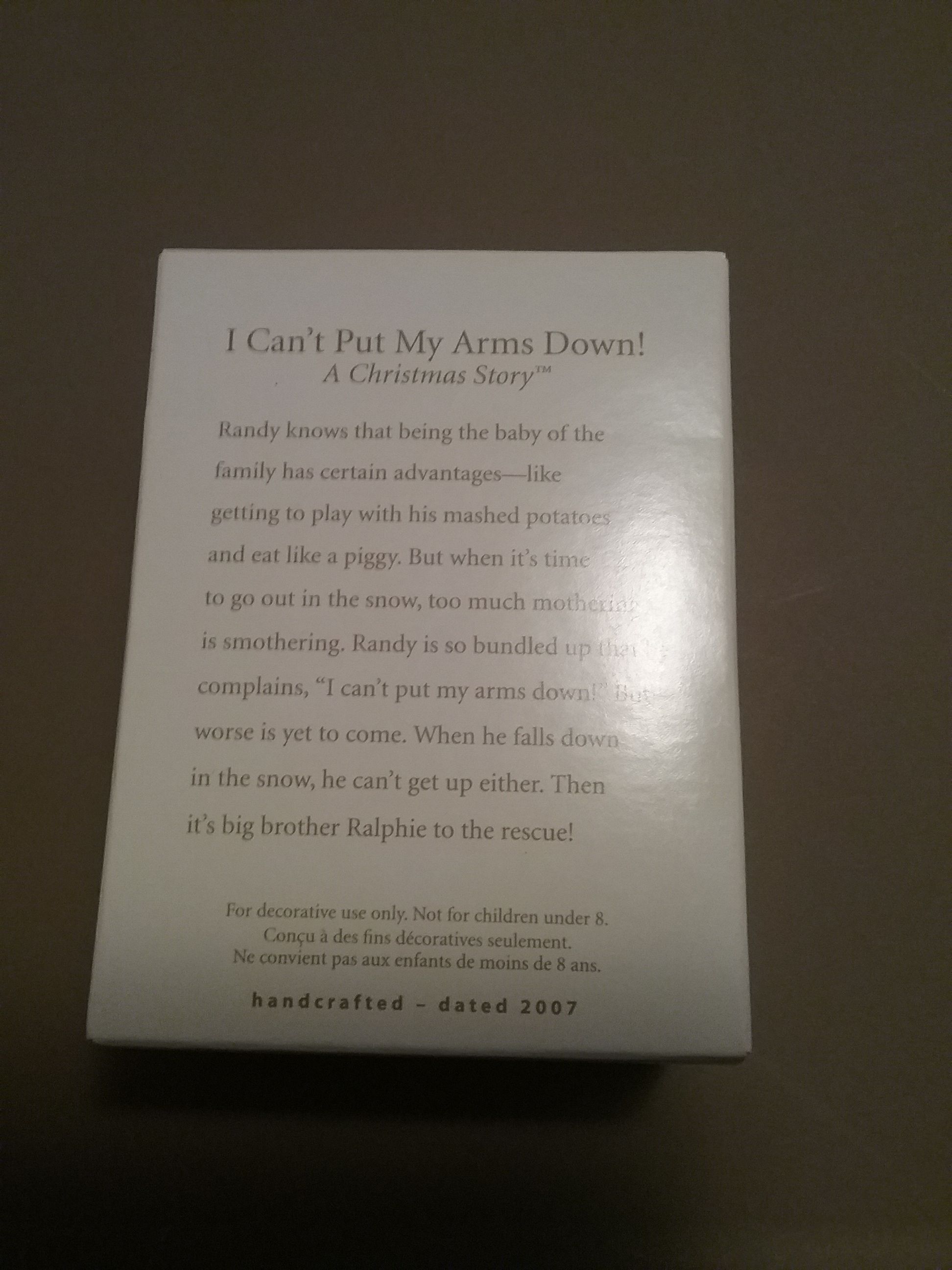 I  Can’t Put My Arms Down!  ornament collectible - Main Image 2