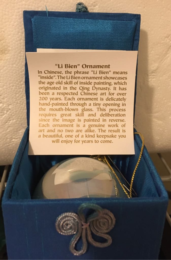 Li Bien Dove Ball Ornament - Peir 1 (Doves) ornament collectible - Main Image 2