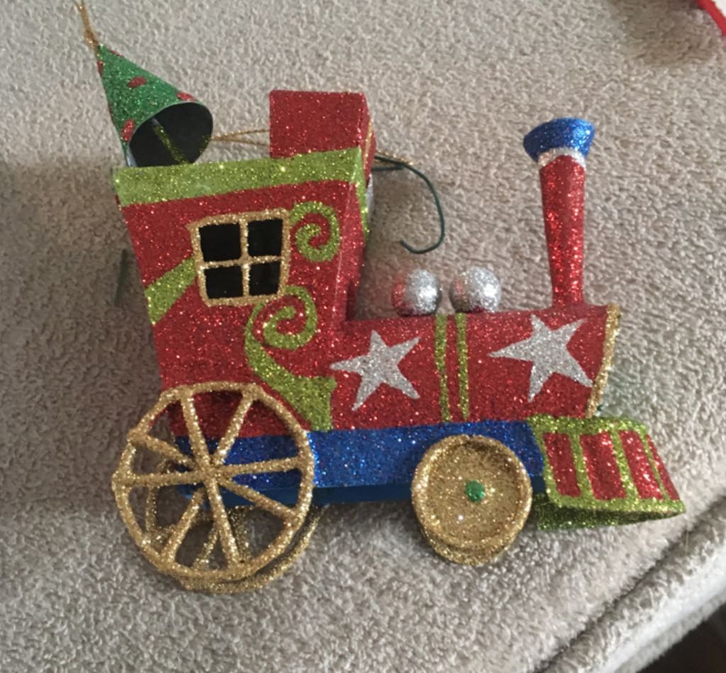 Sparkly Train  ornament collectible - Main Image 1