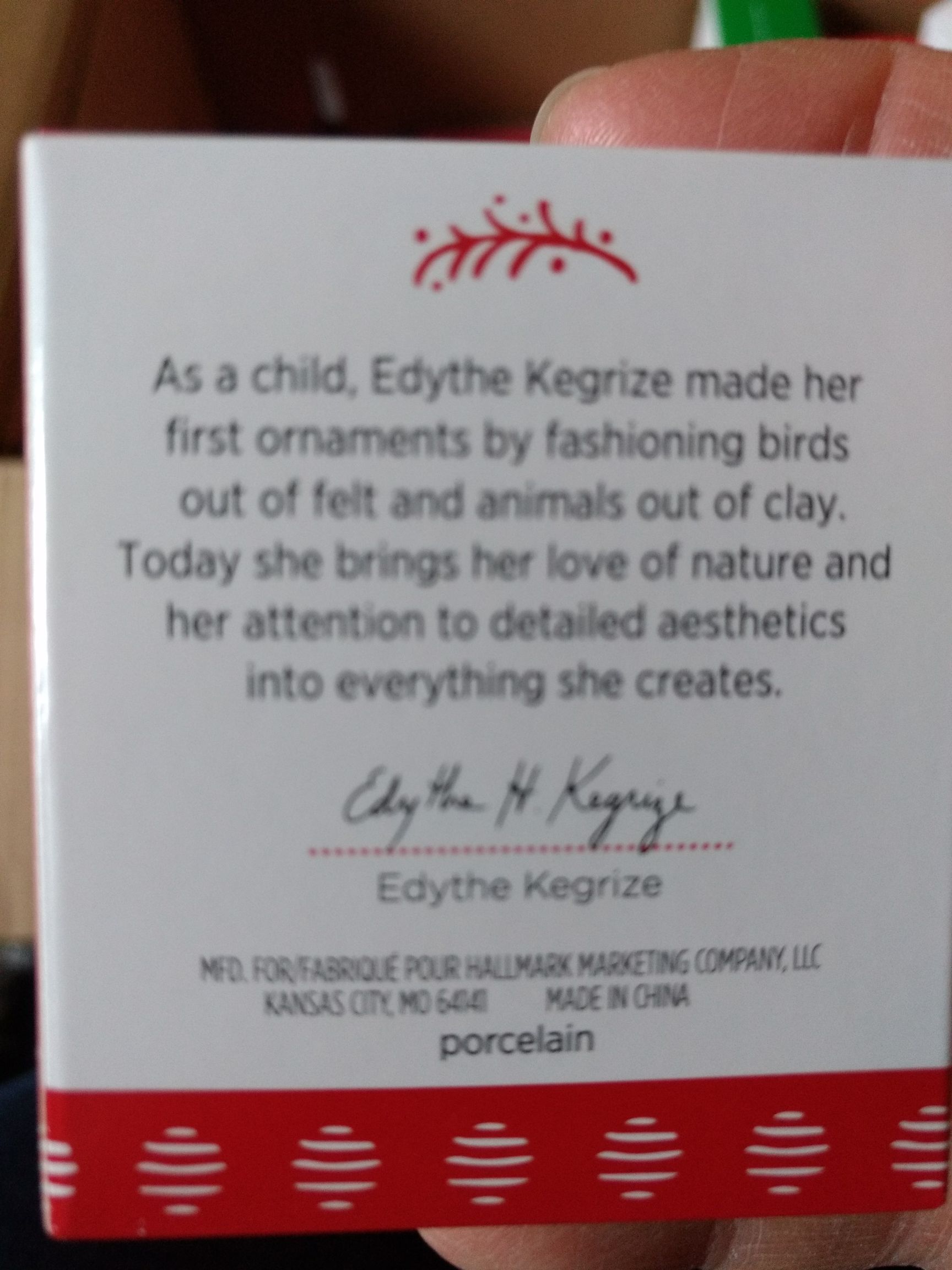 Lovely Li’l Owl  ornament collectible - Main Image 2