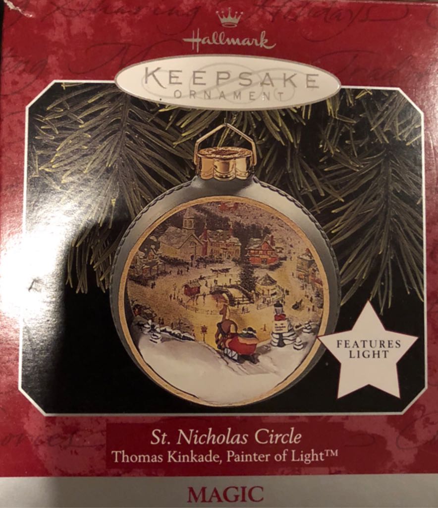 St. Nicolas Circle  ornament collectible - Main Image 1
