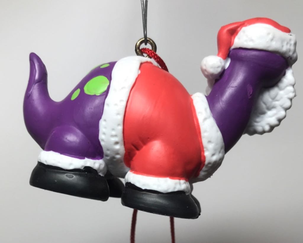 Dinosaur, Purple - Dino Holiday Ornaments ornament collectible - Main Image 2