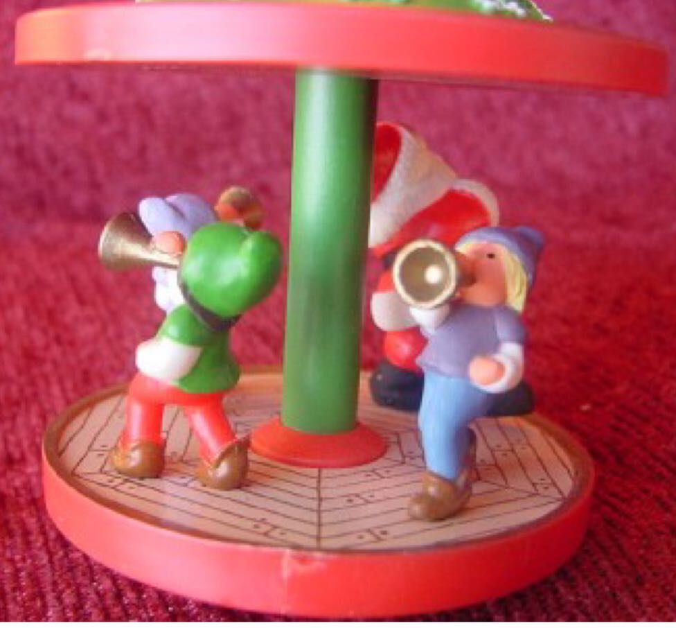 Santa And Friends Carousel - Sixth In Series (Carousel) ornament collectible - Main Image 2