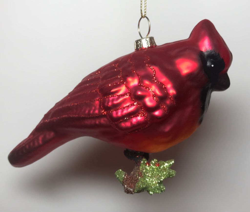 Blown glass cardinal ornament (Gifts From Others) ornament collectible - Main Image 2