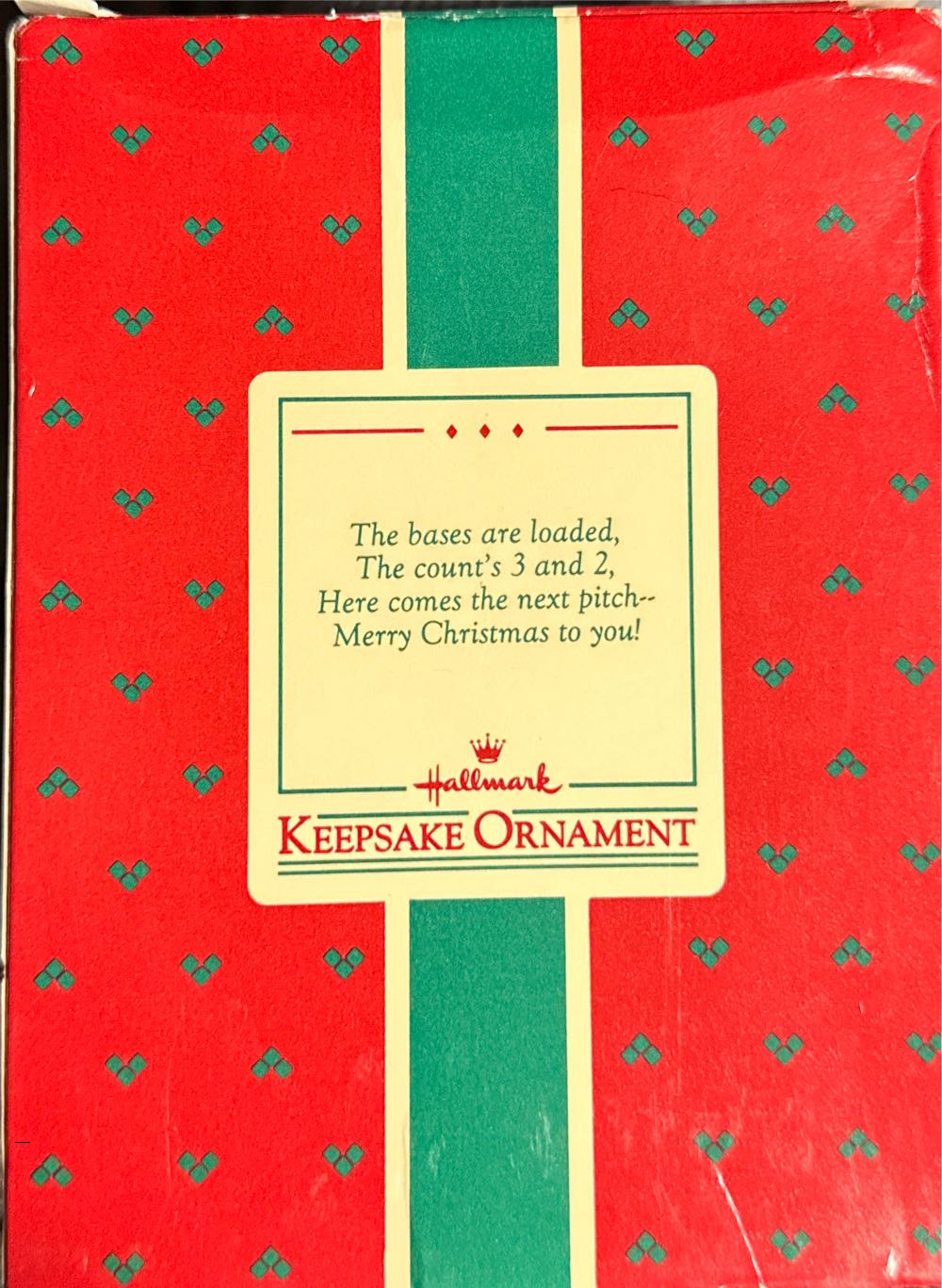 Santa At The Bat - Santa (Santa) ornament collectible - Main Image 2