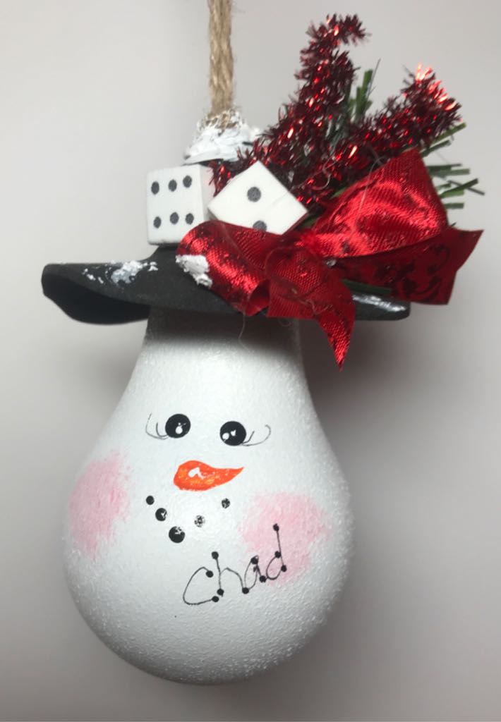 Shiny Brite - Red White Indent Lobed Lantern