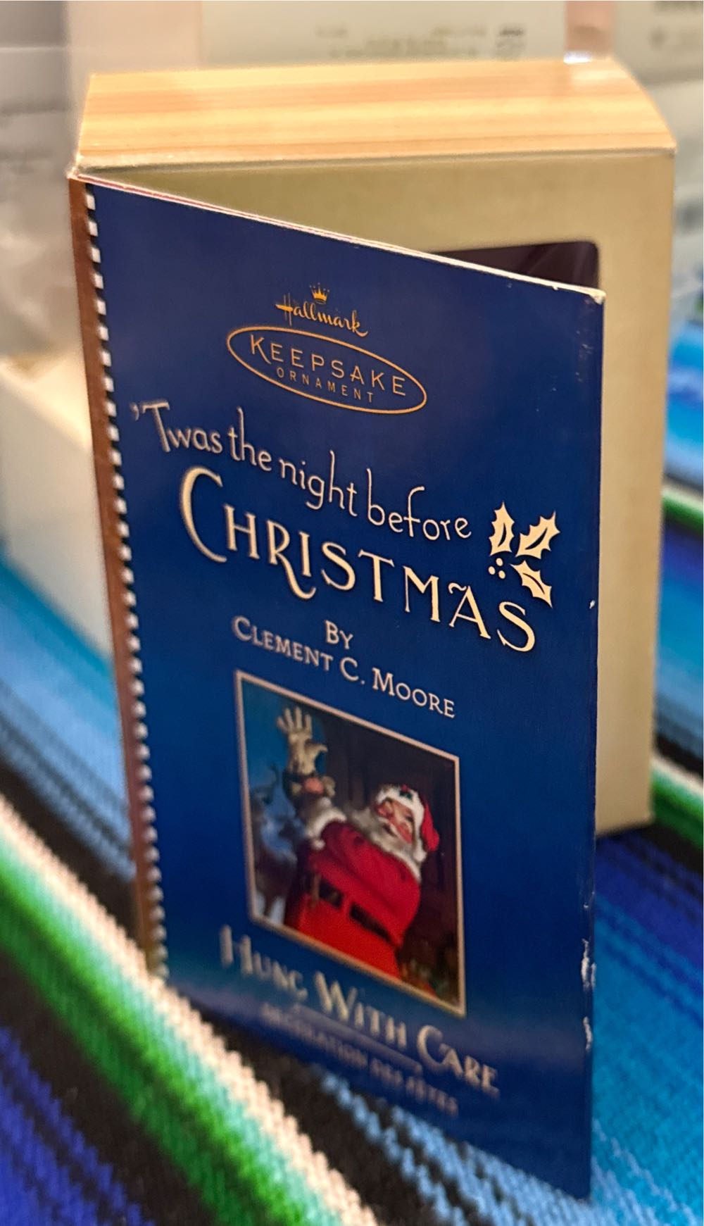 The Night Before Christmas - 2001 - Hung With Care - ‘Twas The Night Before Christmas (Promotional Collection) ornament collectible - Main Image 3