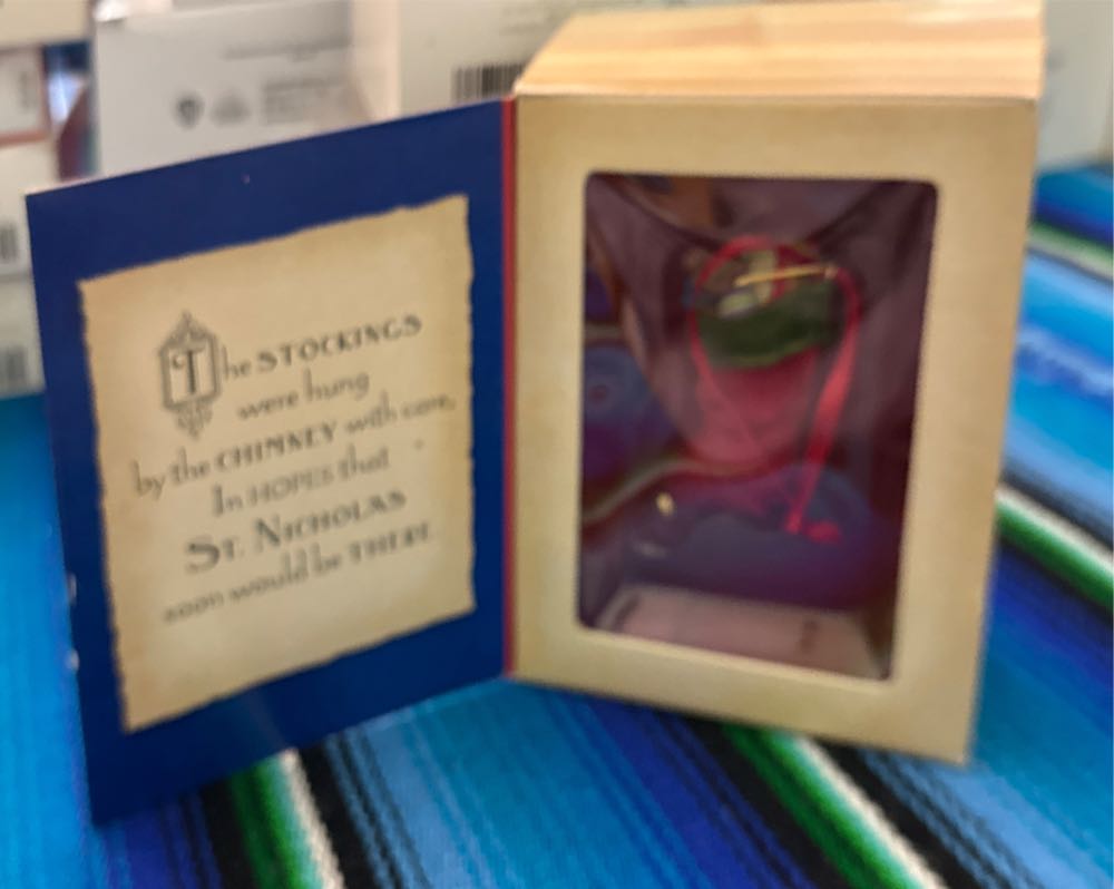 The Night Before Christmas - 2001 - Hung With Care - ‘Twas The Night Before Christmas (Promotional Collection) ornament collectible - Main Image 4