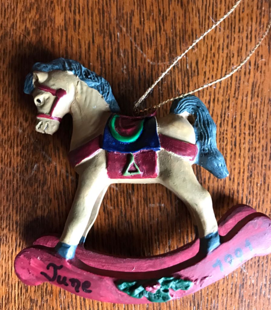 Rocking Horse  ornament collectible - Main Image 2
