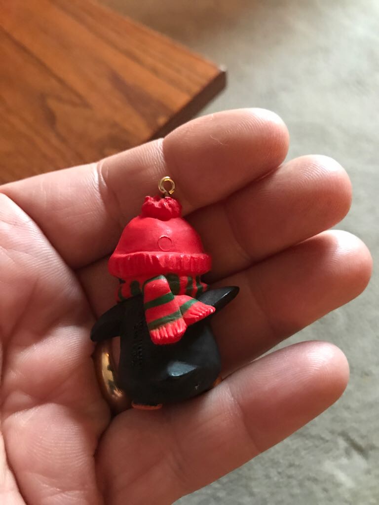 Perky Penguin - Keepsake Ornament (Penguin) ornament collectible - Main Image 2