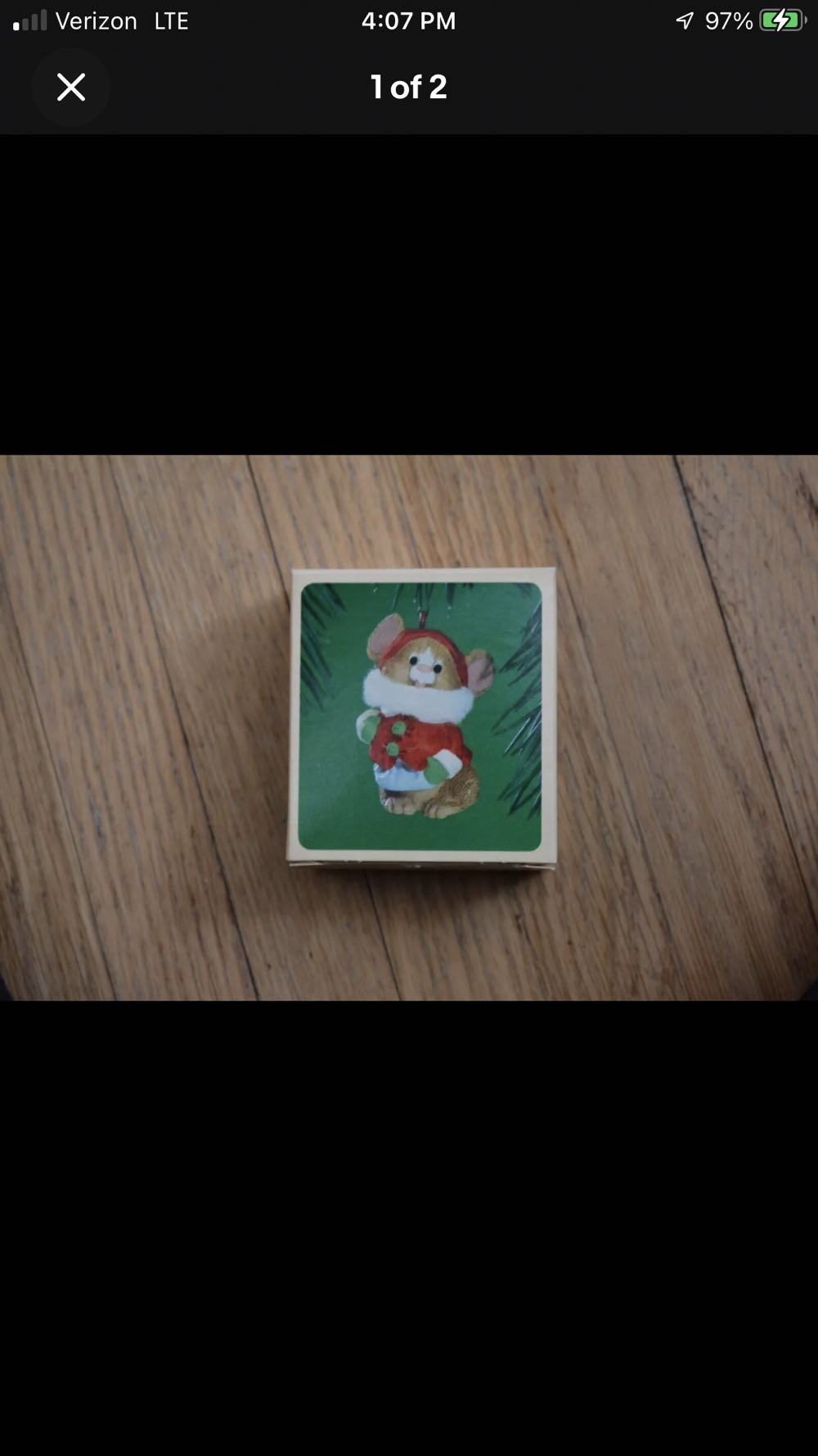 Santa Mouse - MOUSE (Mouse) ornament collectible - Main Image 3