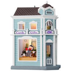 Hall Bro’s Card Shop - Keepsake Korners (Buildings) ornament collectible - Main Image 1