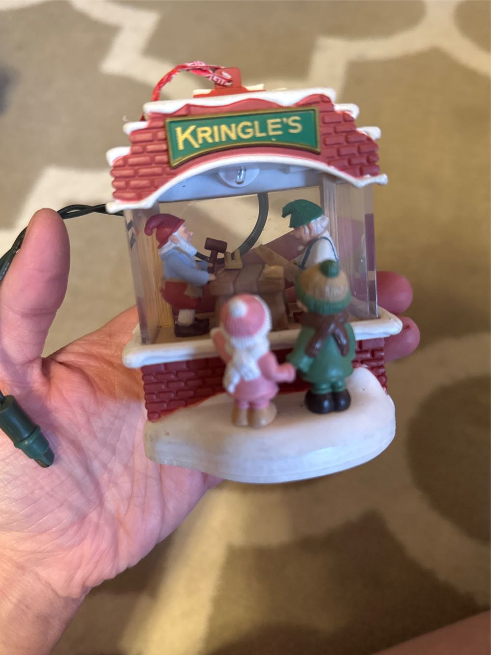 Kringle’s Toy Shop - Light And Motion (Christmas Windows) ornament collectible - Main Image 4
