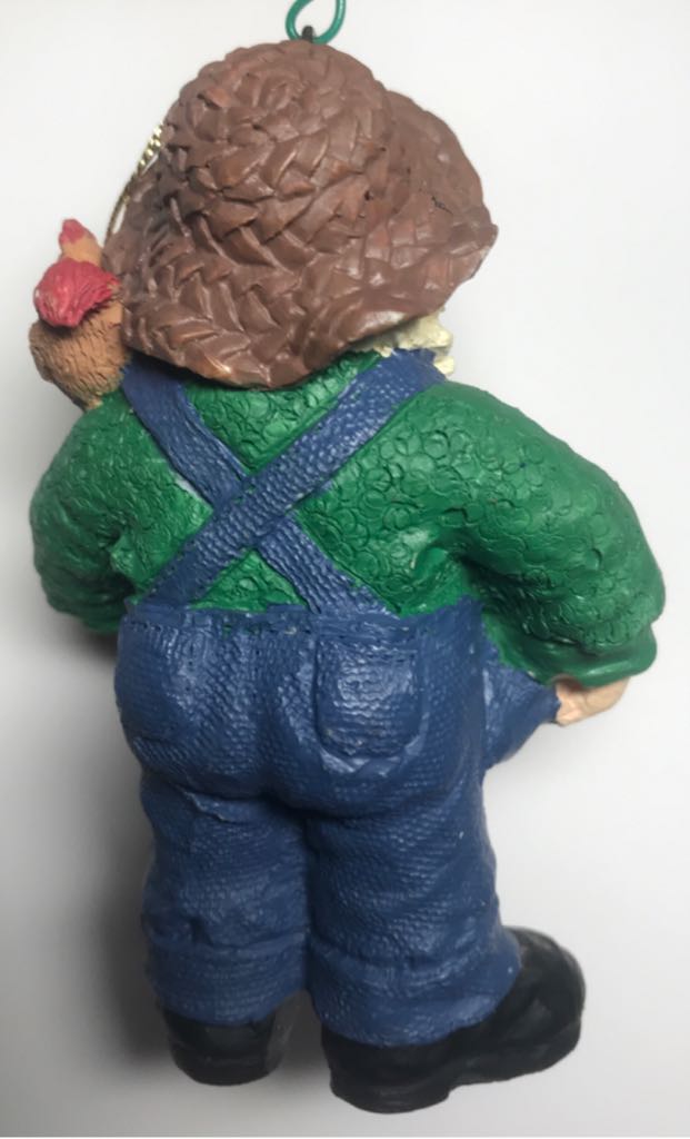 Farmer Santa  (Santa Claus) ornament collectible - Main Image 2