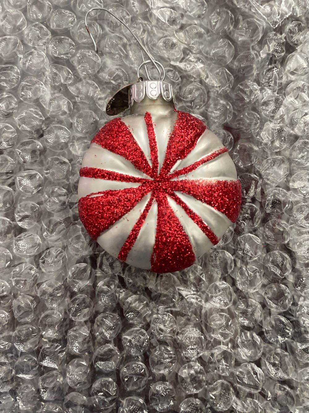 Glitter Starlight Peppermint  - Christopher Radko (Starlight Peppermint Christmas) ornament collectible - Main Image 3