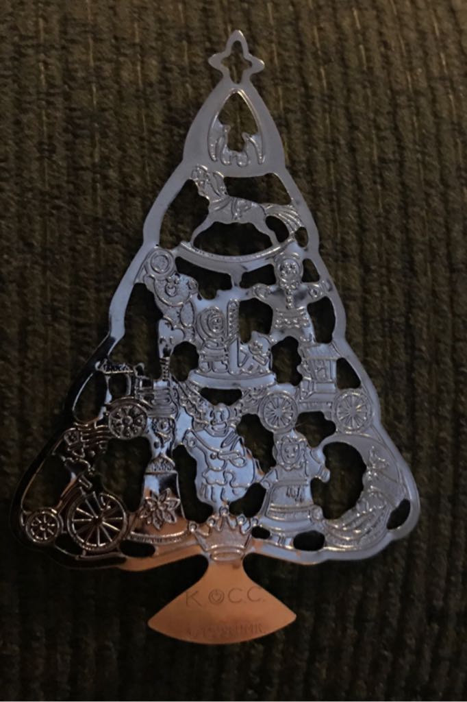 KOCC - 1998 - 25th Anniversary Silver Tree - Club Membership (Club Ornament) ornament collectible - Main Image 2