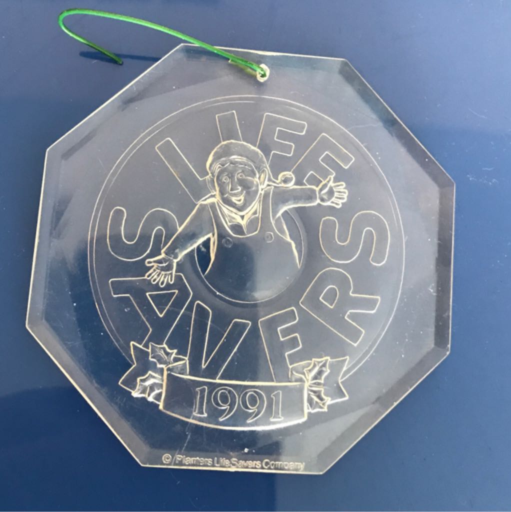 Life Savers - 1991 - Acrylic - Elf In Middle - Life Savers (Promotional) ornament collectible - Main Image 1