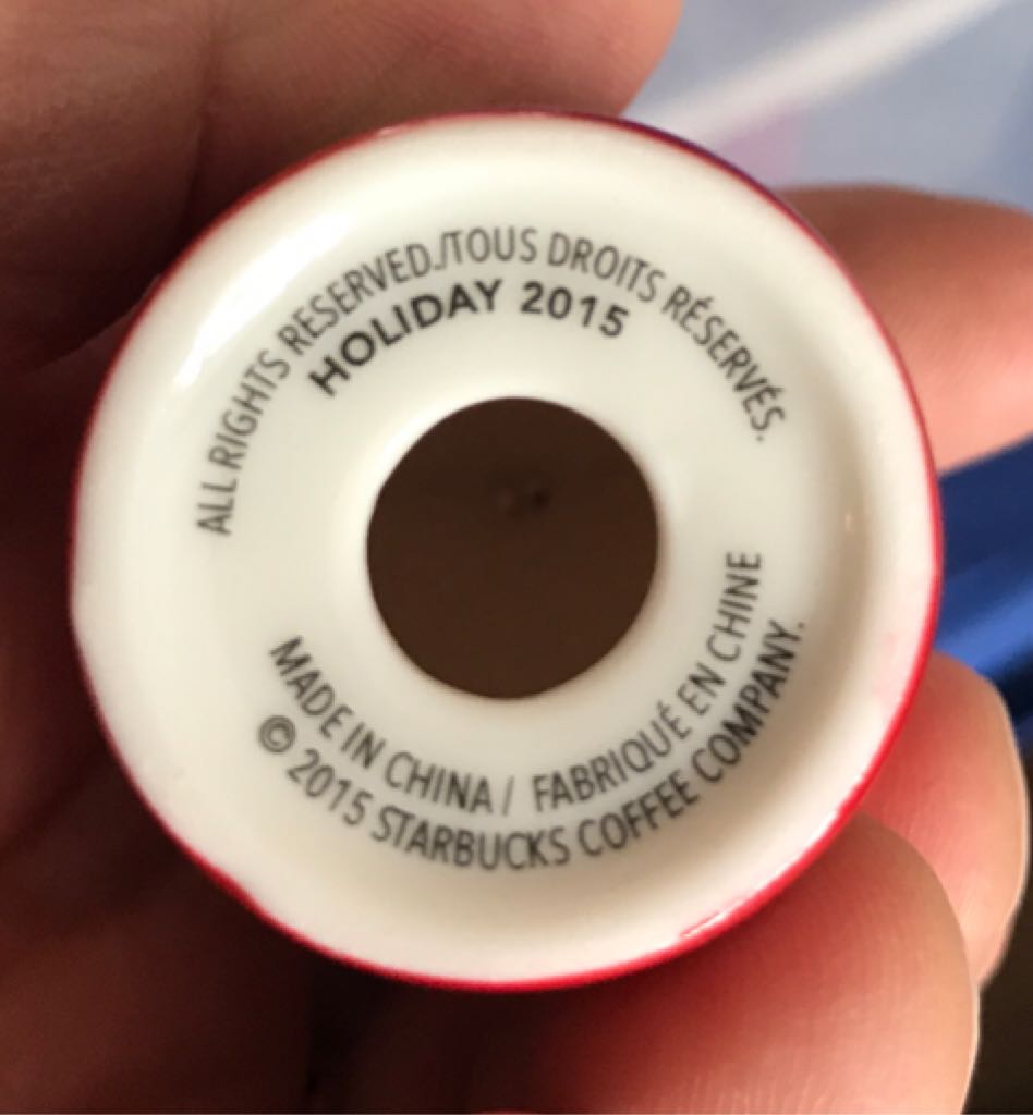 Starbucks Holiday 2015 - Starbucks Cup (Starbucks Annual) ornament collectible - Main Image 2
