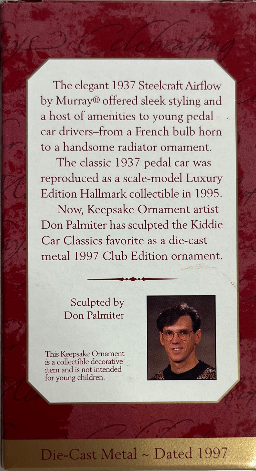 1937 Steelcraft Airflow by Murray - Kiddie Car Classics (Automobiles) ornament collectible - Main Image 2