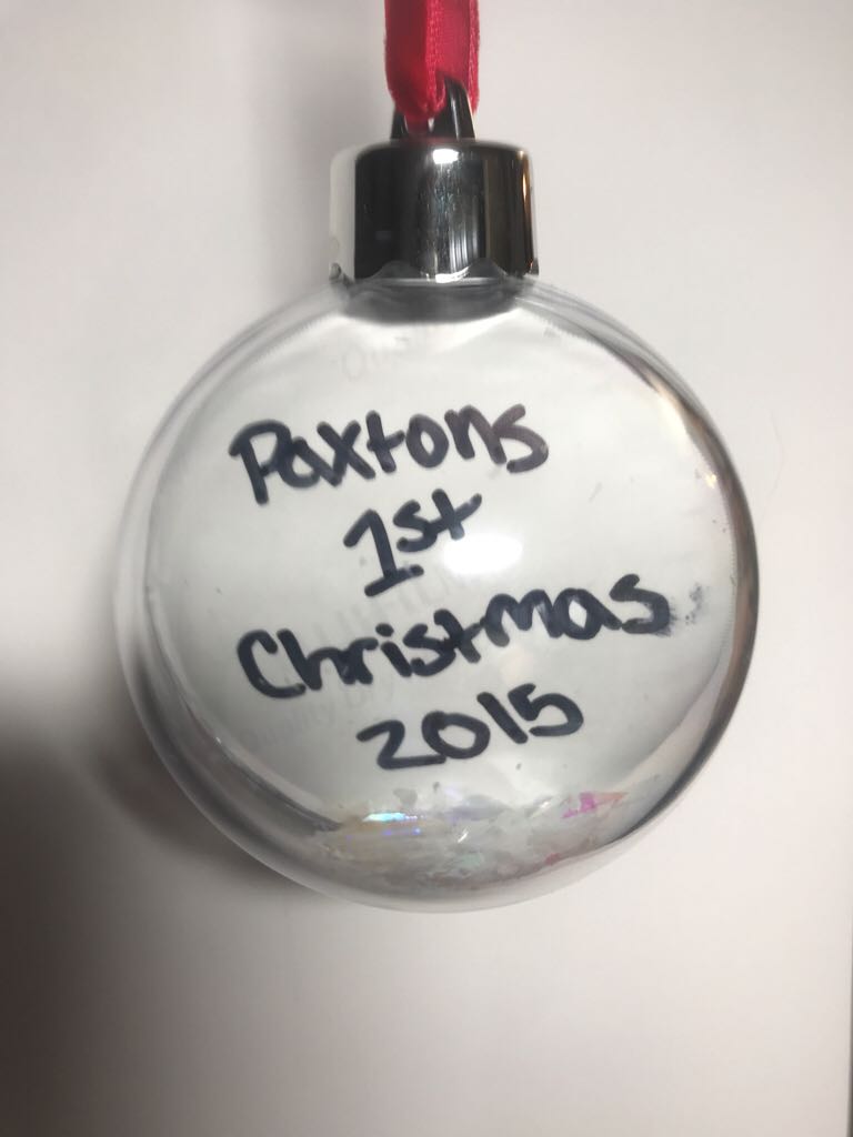 Paxton’s First Christmas  ornament collectible - Main Image 2