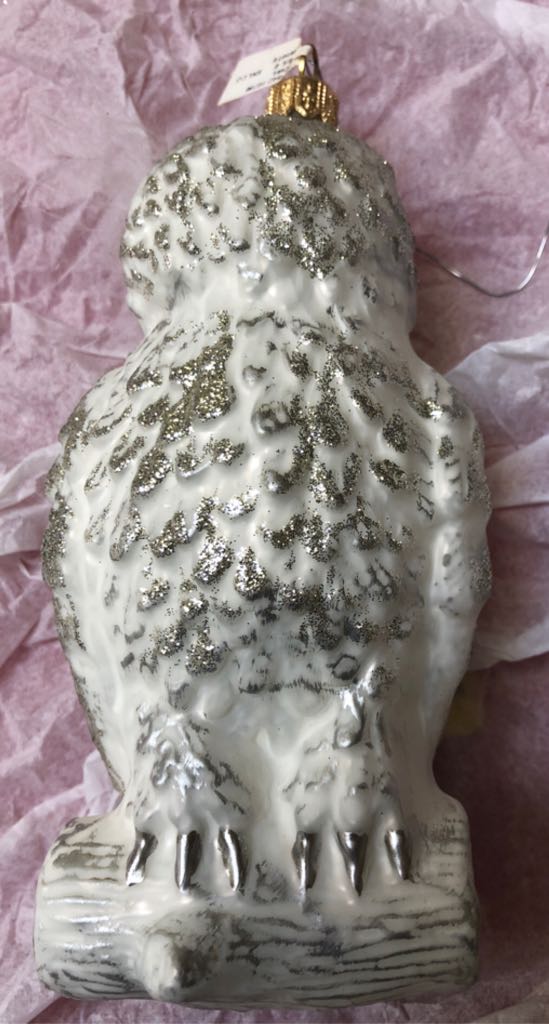 Owl White  ornament collectible - Main Image 2