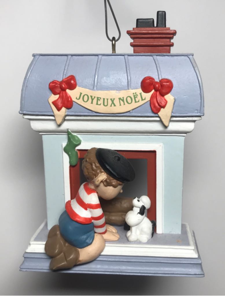 Glass Snowman With Baby