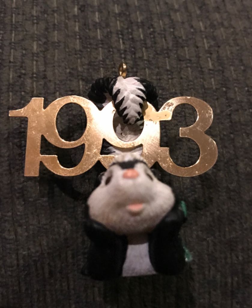 Handcrafted count cross stitch Christmas ornament