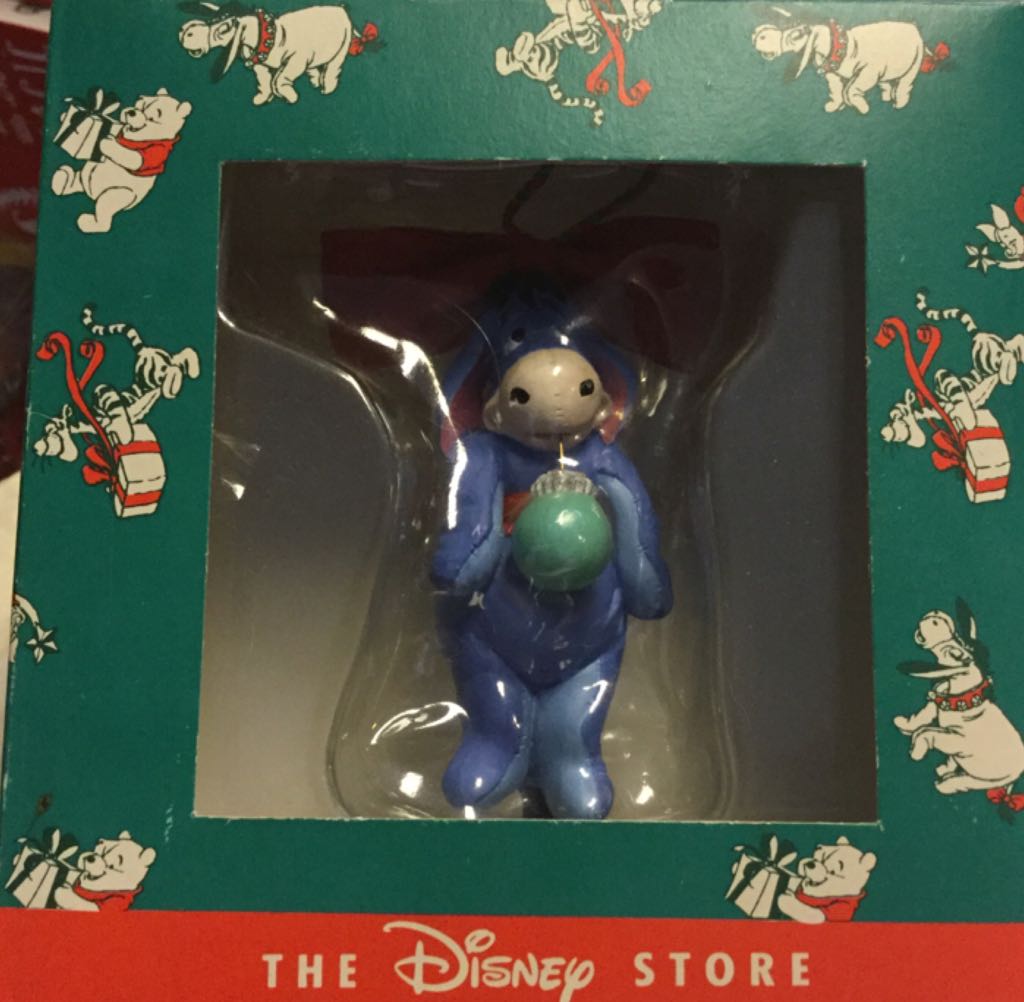 Eeyore Hanging From Bow - Winnie The Pooh Works (Disney) ornament collectible - Main Image 2