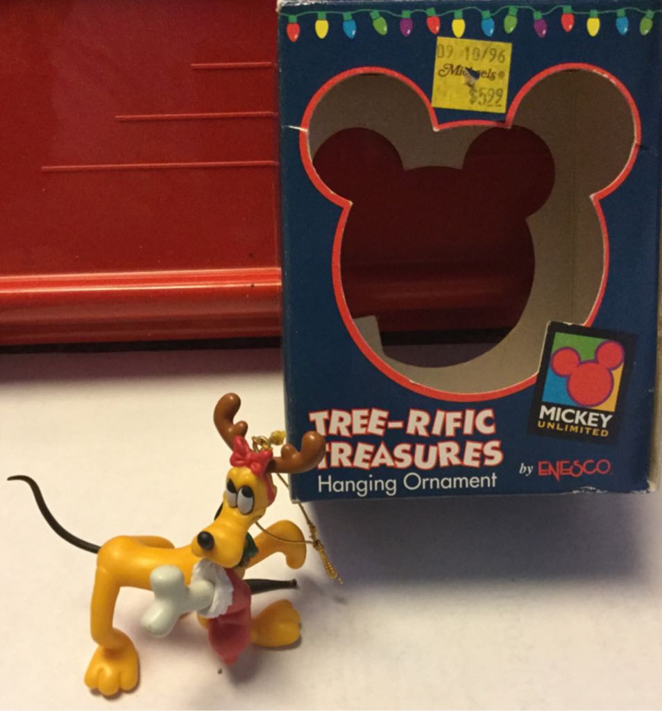 Pluto w/ Bone In Stocking - Mickey Unlimited (Disney) ornament collectible - Main Image 2