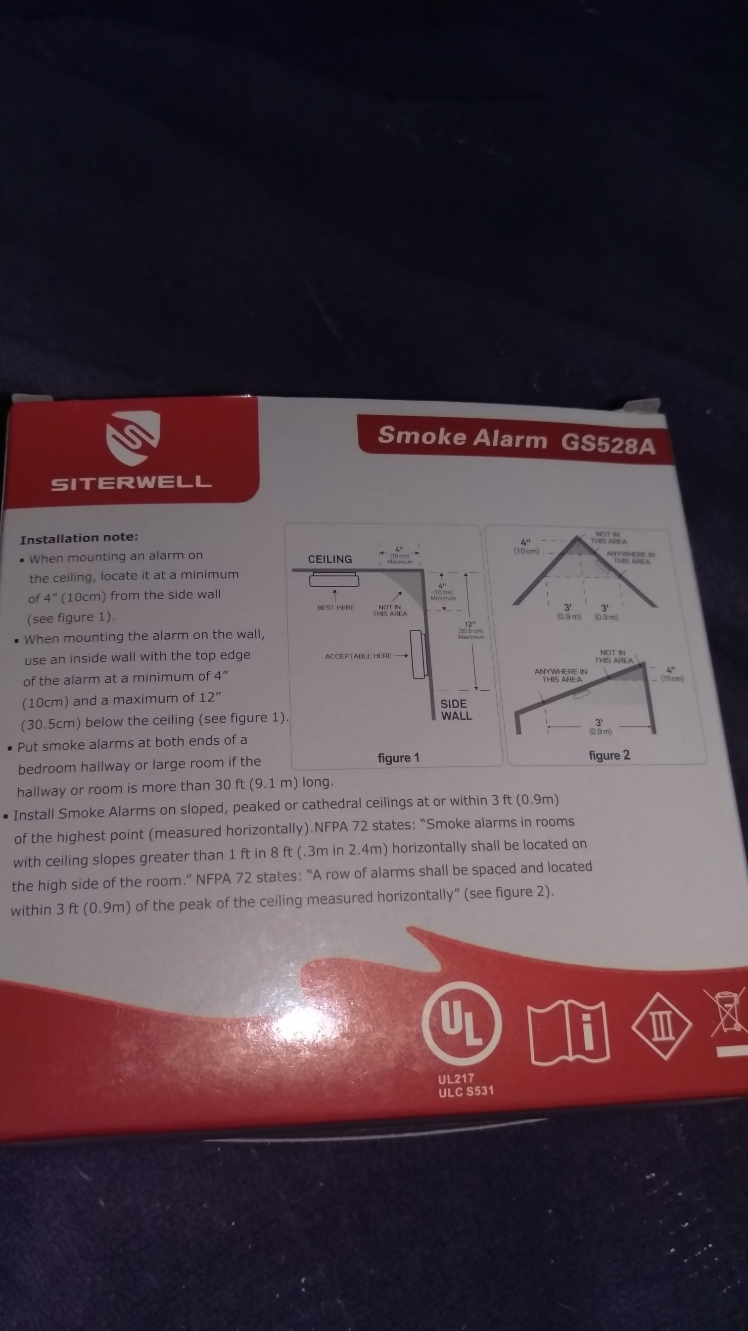 Smoke Alarm - GS528A (Protection) ornament collectible - Main Image 2