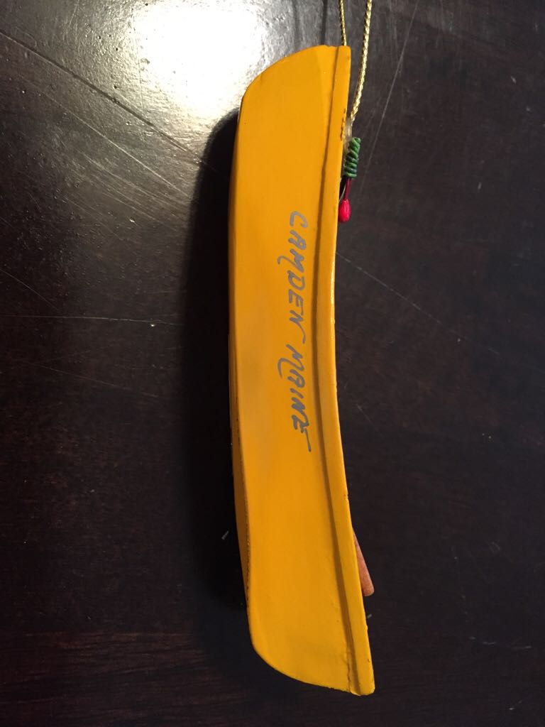 Canoe - Camden Maine ornament collectible - Main Image 2