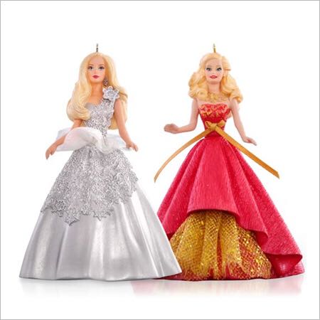 Barbie - 2015 - Celebration Barbie- Set Of 2 - - Celebration Barbie (Collectible Series) ornament collectible - Main Image 1
